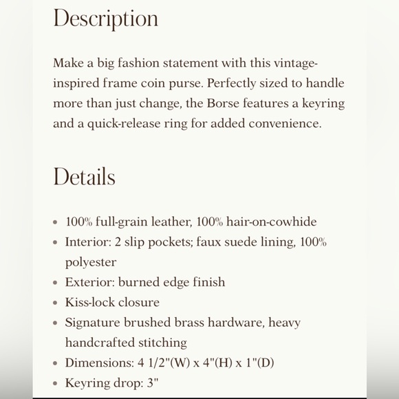 Patricia Nash Leather Leopard Animal print Faux Fur Kisslock Frame Wallet NWT โฅ๏ธ - Picture 5 of 9